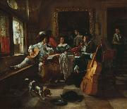 Jan Steen The Family Concert (1666) by Jan Steen oil on canvas